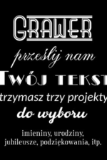 Personalizacja grawer prezent upominek na urodziny