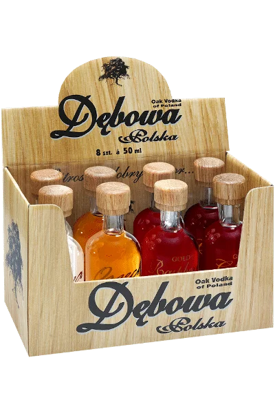 coffret de 8 wodka DEBOWA - Polskisklep