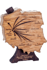 wódka dębowa 0 5 w opakowaniu w kształcie mapy Polski