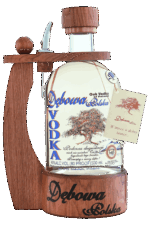 wódka dębowa 0 5 z uchwytem drewnianym