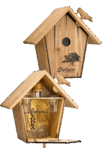 wódka dębowa 0 7 w budce dla ptaków niskiej