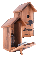 wódka dębowa 1 0 w budce dla ptaków wysokiej