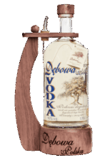 wódka dębowa 1 75 z uchwytem drewnianym