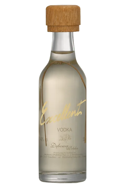 wódka excellent 0 05 w smukłej butelce miniaturce