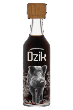 Wódka Dębowa Polska Black Dzik 0,05